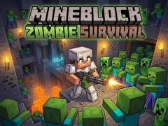 Mineblock Zombie Survival — δωρεάν online παιχνίδι
