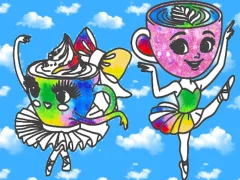 Coloring Book for kids: Ballerina Cappuccina — δωρεάν online παιχνίδι