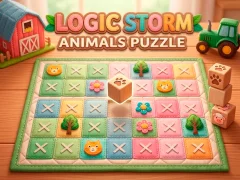 Logic Storm: Animals Puzzle — δωρεάν online παιχνίδι