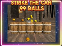 Strike The Can 99 balls — δωρεάν online παιχνίδι