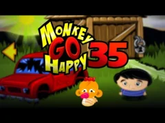 Monkey Go Happy Stage 35 — δωρεάν online παιχνίδι