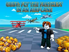 Obby: Fly the Farthest in an Airplane — δωρεάν online παιχνίδι