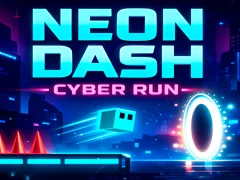 Neon Dash Cyber Run — δωρεάν online παιχνίδι