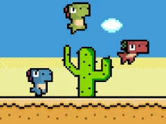 Pixel Dino Run — δωρεάν online παιχνίδι