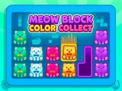 Meow Block: Color Collect — δωρεάν online παιχνίδι