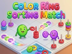 Color Ring Sorting Match — δωρεάν online παιχνίδι
