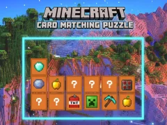 Minecraft Card Matching Puzzle — δωρεάν online παιχνίδι