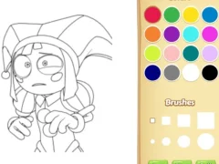 Pomni Coloring Book For Kids — δωρεάν online παιχνίδι
