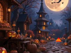 Halloween Spider Web Treasure Escape — δωρεάν online παιχνίδι