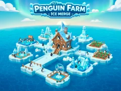 Penguin Farm - Ice Merge — δωρεάν online παιχνίδι