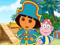 Dora The explorer Dora's Pirate Boat Treasure Hunt — δωρεάν online παιχνίδι