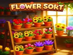 Flower Sort — δωρεάν online παιχνίδι