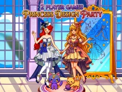 2 Player Games Princess Design Party — δωρεάν online παιχνίδι