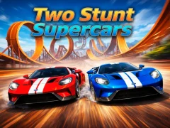 Two Stunt Supercars — δωρεάν online παιχνίδι