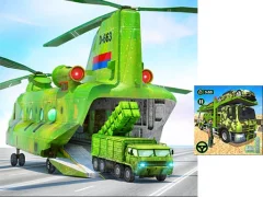 US Army Cargo Transport Truck Driving — δωρεάν online παιχνίδι