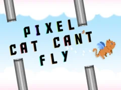 Pixel cat can't fly — δωρεάν online παιχνίδι