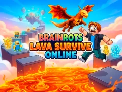 Brainrots Lava Survive Online — δωρεάν online παιχνίδι