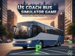 US Coach Bus Simulator Game — δωρεάν online παιχνίδι
