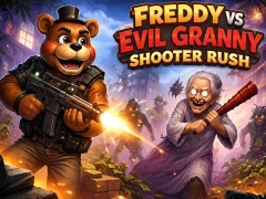 Freddy vs Evil Granny Shooter Rush — δωρεάν online παιχνίδι