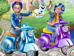 Princess Scooter Ride — δωρεάν online παιχνίδι