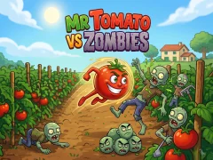 Mr Tomato VS Zombies — δωρεάν online παιχνίδι