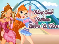 Winx Club Fashion: Bloom vs Flora — δωρεάν online παιχνίδι