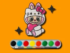 Labubu Coloring Adventure — δωρεάν online παιχνίδι