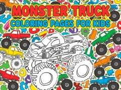 Monster Truck Coloring Pages For Kids — δωρεάν online παιχνίδι