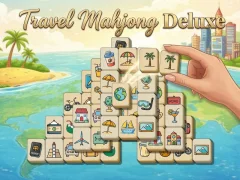 Travel Mahjong Deluxe — δωρεάν online παιχνίδι