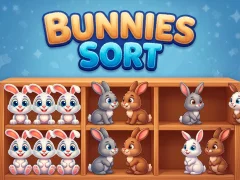 Bunnies Sort — δωρεάν online παιχνίδι