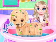 Baby Elsa Puppy Surgery — δωρεάν online παιχνίδι