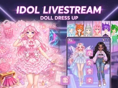 Idol Livestream: Doll Dress Up — δωρεάν online παιχνίδι