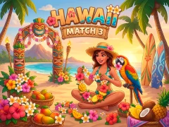 Hawaii Match 3 — δωρεάν online παιχνίδι