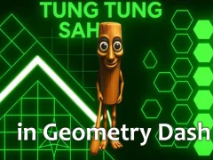 Tung Tung Sahur in Geometry Dash — δωρεάν online παιχνίδι