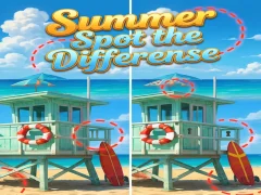 Summer Spot the Differense — δωρεάν online παιχνίδι