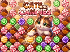 Cats and Candies — δωρεάν online παιχνίδι