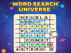Word Search: Universe — δωρεάν online παιχνίδι