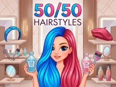 50/50 Hairstyles — δωρεάν online παιχνίδι