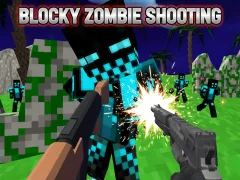 Blocky Zombie Shooting — δωρεάν online παιχνίδι