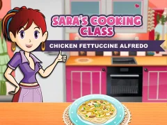 Sara's Cooking Class: Chicken Fettuccine Alfredo — δωρεάν online παιχνίδι