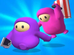 Fall Heroes Fun Guys Run — δωρεάν online παιχνίδι