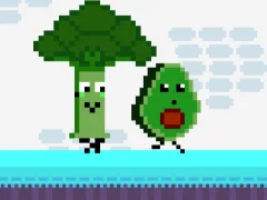 Cat Chef vs Fruits - 2 Player — δωρεάν online παιχνίδι