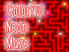Colorful Neon Maze — δωρεάν online παιχνίδι