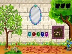 White Brick Backyard Escape — δωρεάν online παιχνίδι