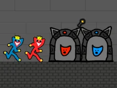 Red and Blue Stickman Huggy 2 — δωρεάν online παιχνίδι