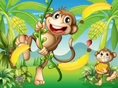 Jungle Monkey Run — δωρεάν online παιχνίδι