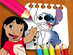 Lilo and Stitch Coloring Book — δωρεάν online παιχνίδι