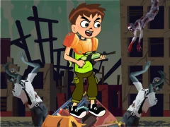 Ben 10 World War Zombies — δωρεάν online παιχνίδι