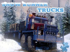 Snow Runner Trucks Jigsaw — δωρεάν online παιχνίδι