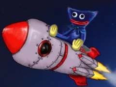 Huggy Wuggy in space — δωρεάν online παιχνίδι